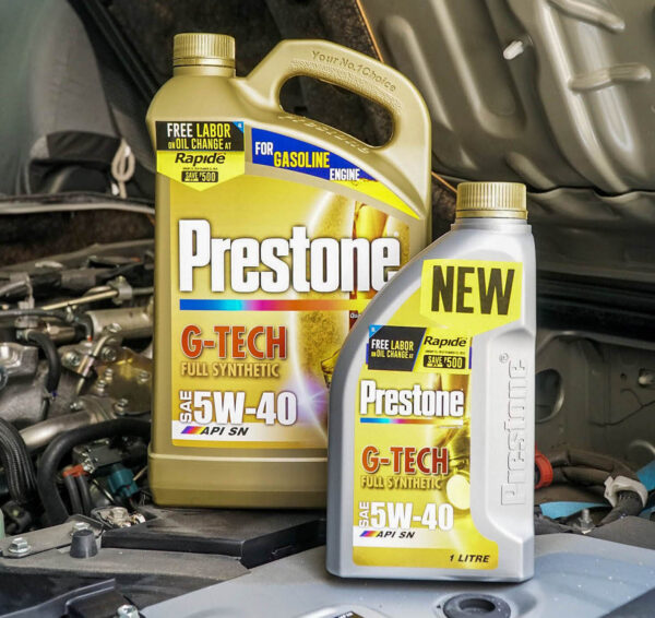 Prestone Motor Oil G-Tech Full Synthetic SAE 5W40 API SN 4L