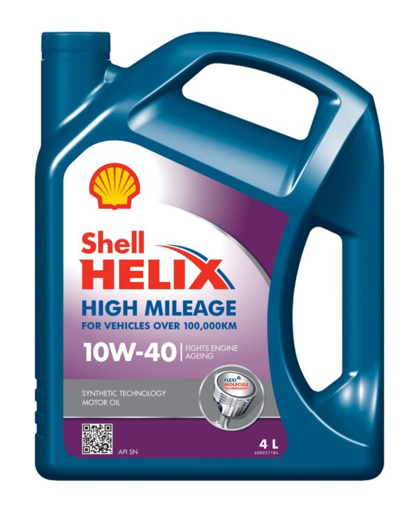 Shell Helix High Mileage 10W-40 4Liters